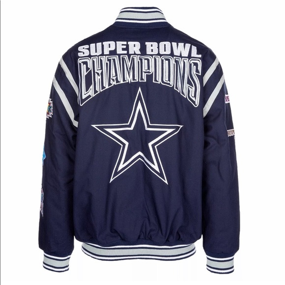 Dallas Cowboys 5 Time Super Bowl Champs Mens Sz - Picture 2 of 7